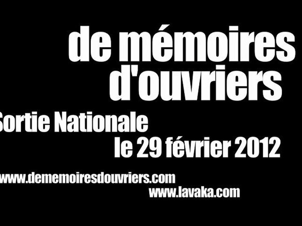 BA De Mémoires d'Ouvriers