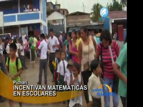 Escolares del VRAE participan en concurso de matematicas