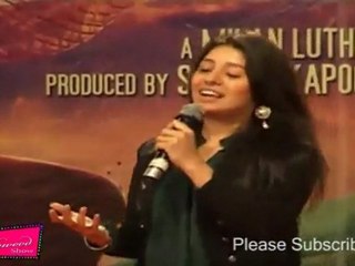 Play Back Singer Sunidhi Chauhan Sings Song @ Promotion Of "Dirty Picture"