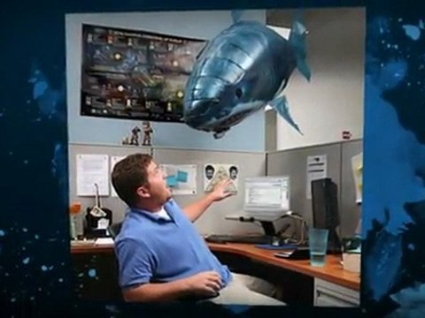 Air Swimmers Flying fish & Shark Toy