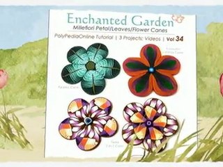 PROMO PolyPediaOnline The "Enchanted Garden" Millefiori ...