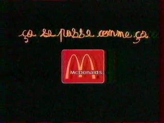 Publicité Mc Donald's 1994