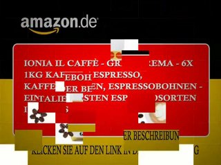 Ionia Il Caffè - Gran Crema - 6x 1kg Kaffee / Espresso, Kaffeebohnen