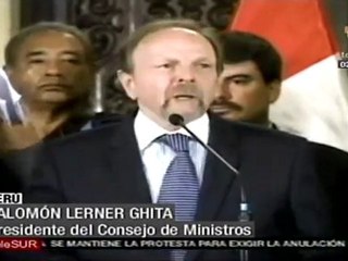 Gobierno peruano satisfecho por acuerdo con mineros