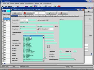 Flexxi Muhasebe/Cari  Hesap Kartlari