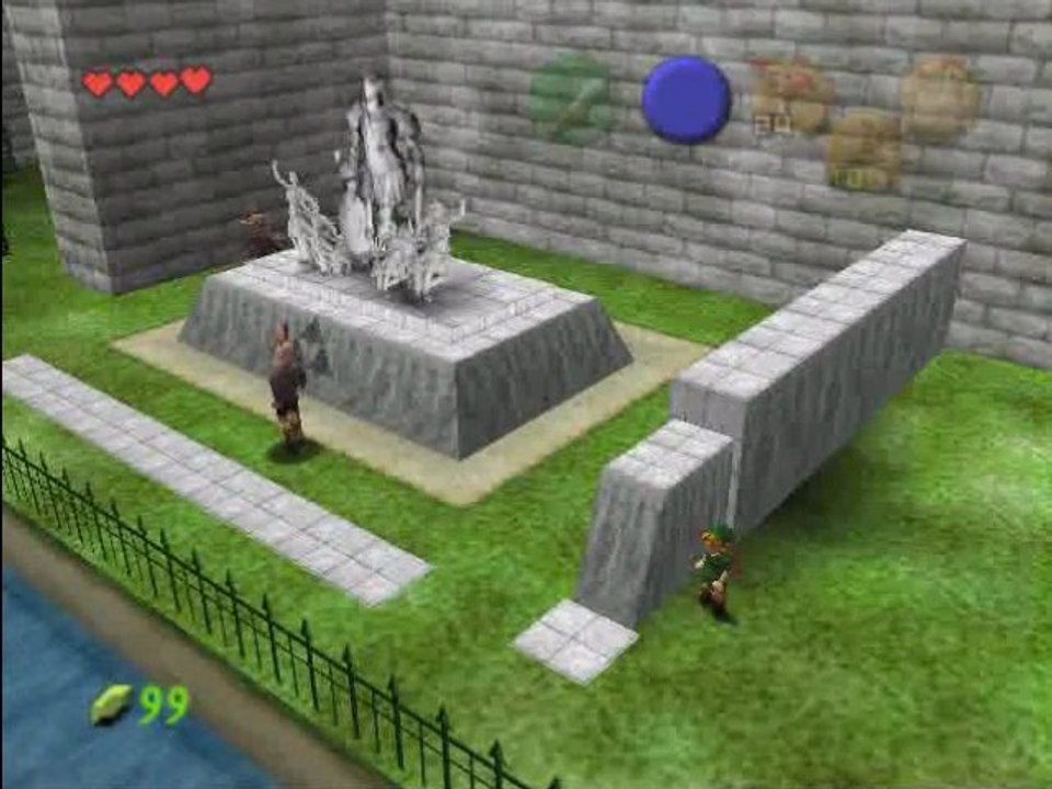 Zelda : Ocarina of Time - [Soluce - 011. Cour du Château]