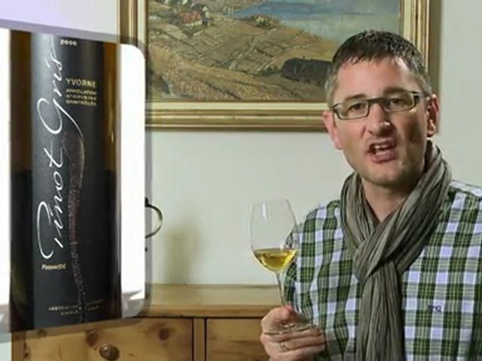 Yvorne Pinot Gris Passerillé 2008 Les Celliers du Chablais - Wein im Video