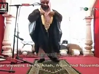 Sheikh Shuraim dirige la salat jumu'a en Inde sur la chaîne Peace TV