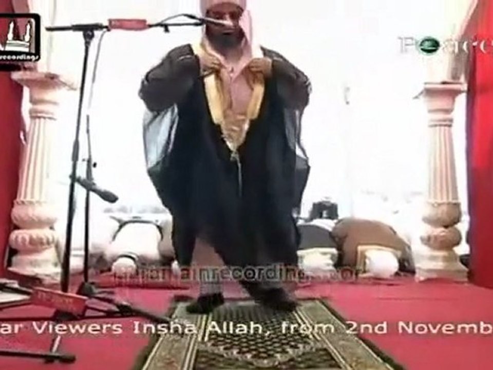 Sheikh Shuraim dirige la salat jumu'a en Inde sur la chaîne Peace TV