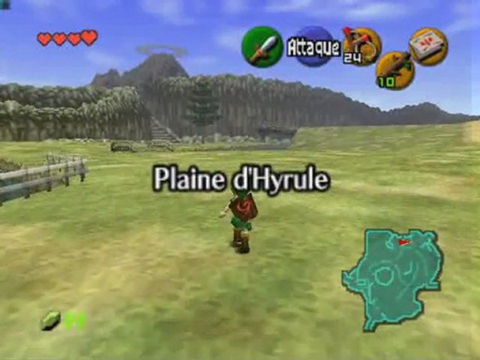 Zelda : Ocarina of Time - [Soluce - 013. Vers le Village Cocorico]