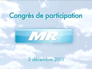 Congres de participation du MR