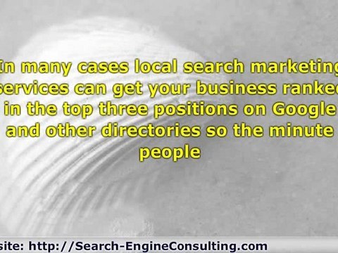 Local Search Marketing Services Can Get Your Business Noticed