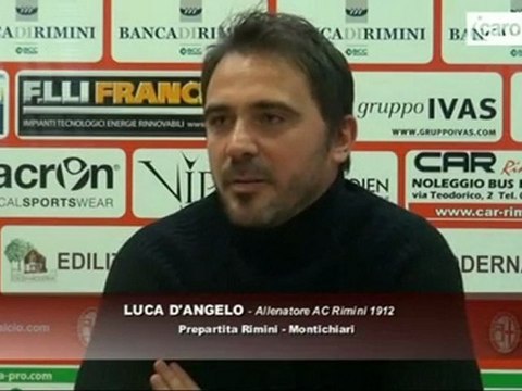 Icaro Sport. Rimini-Montichiari, il pregara di D'Angelo