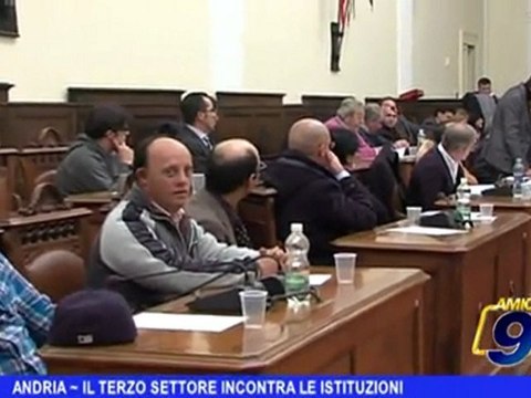 Andria | Il terzo settore incontra le istituzioni