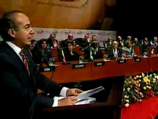 Presidente Calderón: "Somos un único continente, una misma alma"