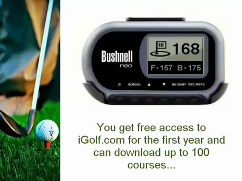 Bushnell Neo Golf GPS Rangefinder