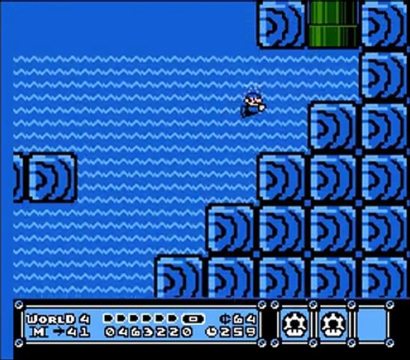 SMB3 - Blue Super Mario Bros - Euh c'est géant ?