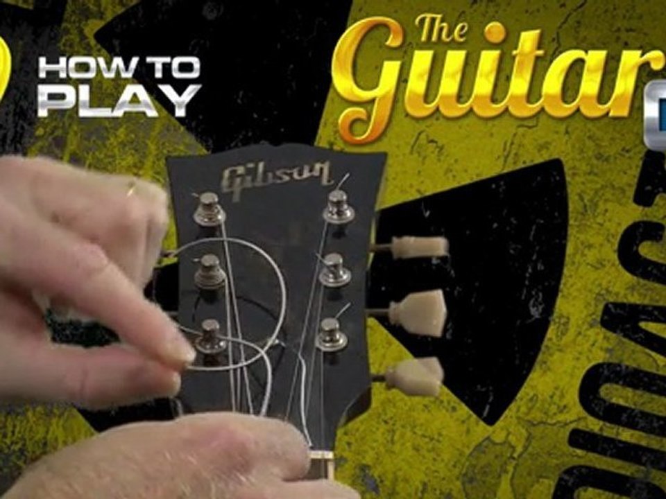 How To String A Guitar | How To Change Guitar Strings Gibson Les Paul Standard