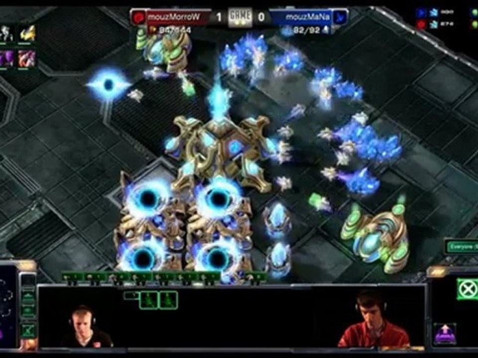 NASL Season 2 - Game 1 2 & 3 - MouzMorrow (Z) VS MouzMana (P)