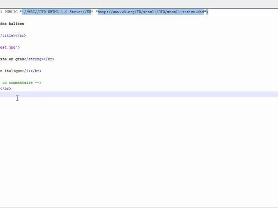 [Tuto 01]Les bases du HTML