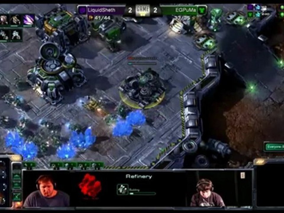 NASL Season 2 - Game 1 2 3 4 & 5 - Liquid`Sheth (Z) VS EG Puma (T) Part 2/2
