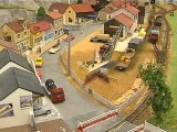 Trains miniatures : Saint - Julien, petit réseau HO, voie de 9 mm