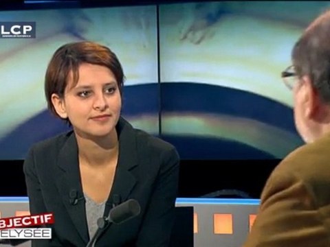 Najat Belkacem invitée de Serge Moati sur LCP