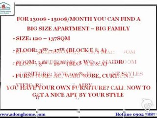 Many apartments for rent in Riverside, Phu My Hung available from 800$ - 1500$/month NOW.