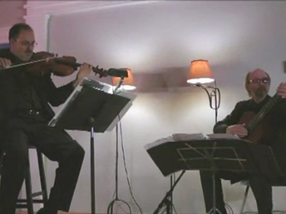 Sonata for viola and guitar, first movement, by Jose Lezcano