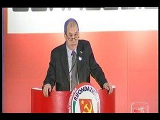 Napoli - Paolo Ferrero apre il Congresso di Rifondazione Comunista