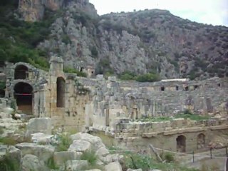 VILLE ANTIQUE DE MYRA (TURQUIE) VESTIGES en Novembre 2011