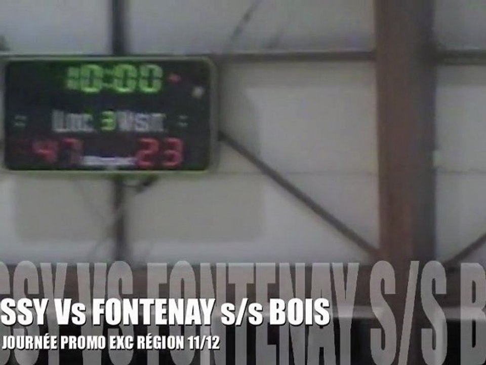 8ÈME JOURNÉE PROMO EXCELLENCE RÉGION : BUSSY Vs FONTENAY s/s BOIS