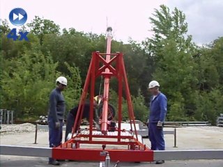 Mât télescopique SNTH sur remorque