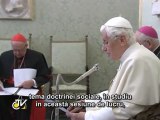 Benedict al XVI-lea: Religia este pace, nu violenţă