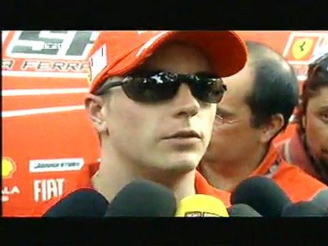 Australia 2008 Kimi Räikkönen Race Interview