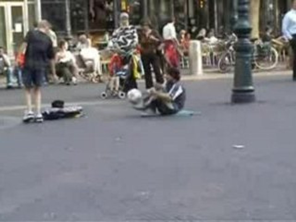 Football Dribble in Amsterdam