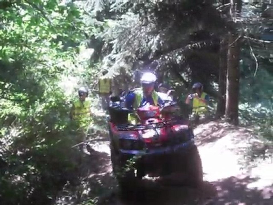 En quad vers St Hilaire