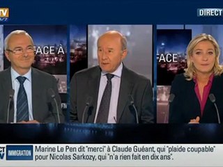 Le Face à Face Marine Le Pen - Jean Leonetti UMP
