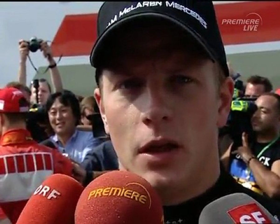 Hockenheim 2006 Kimi Räikkönen Race Interview