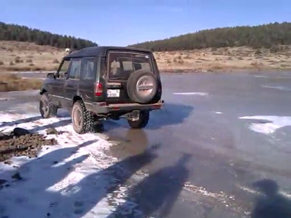 Buzlu Gölde Disco ile gezinti