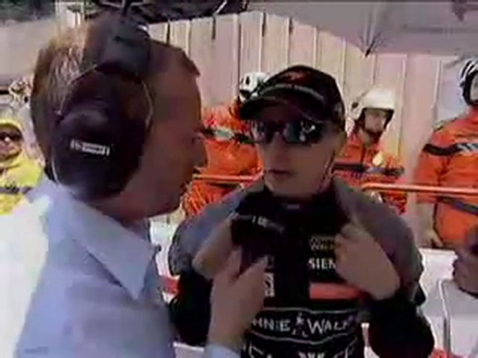 Monaco 2005 Kimi Räikkönen Grid Interview