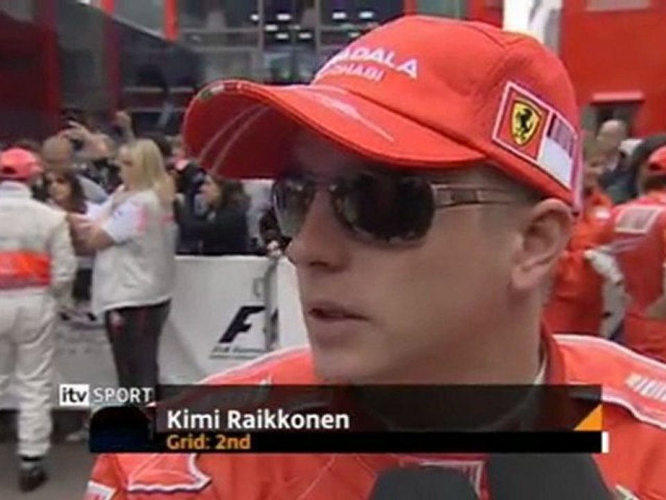 Monaco 2008 Kimi Räikkönen Quali Interview