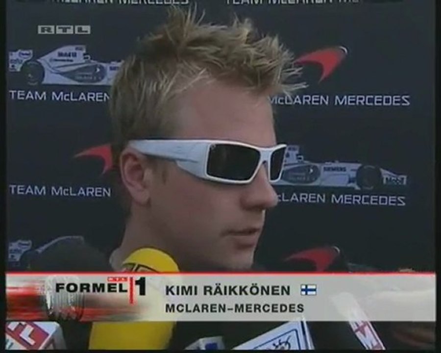 Silverstone 2006 Kimi Räikkönen Quali Interview
