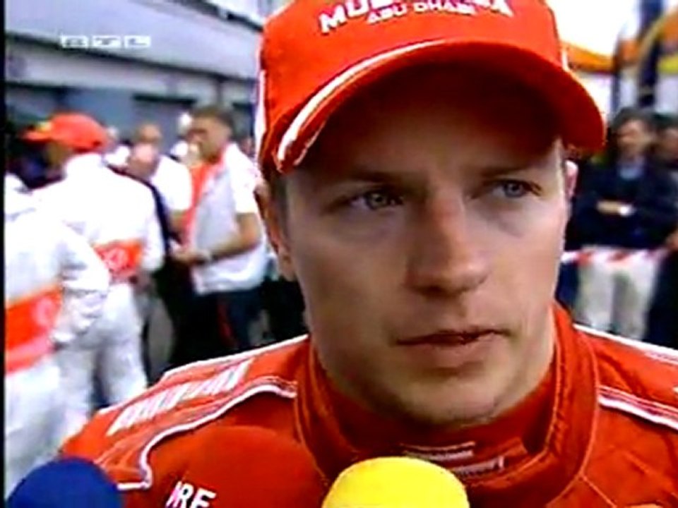 Silverstone 2007 Kimi Räikkönen Race Interview