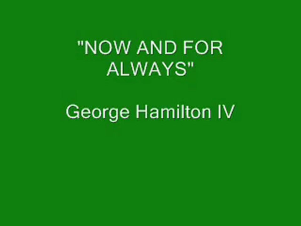 Now And For Always (1958)