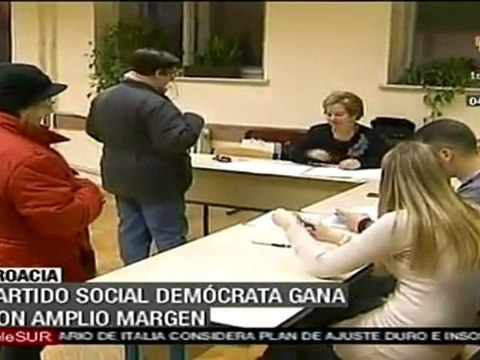 Coalición opositora gana parlamentarias en Croacia (sondeos)