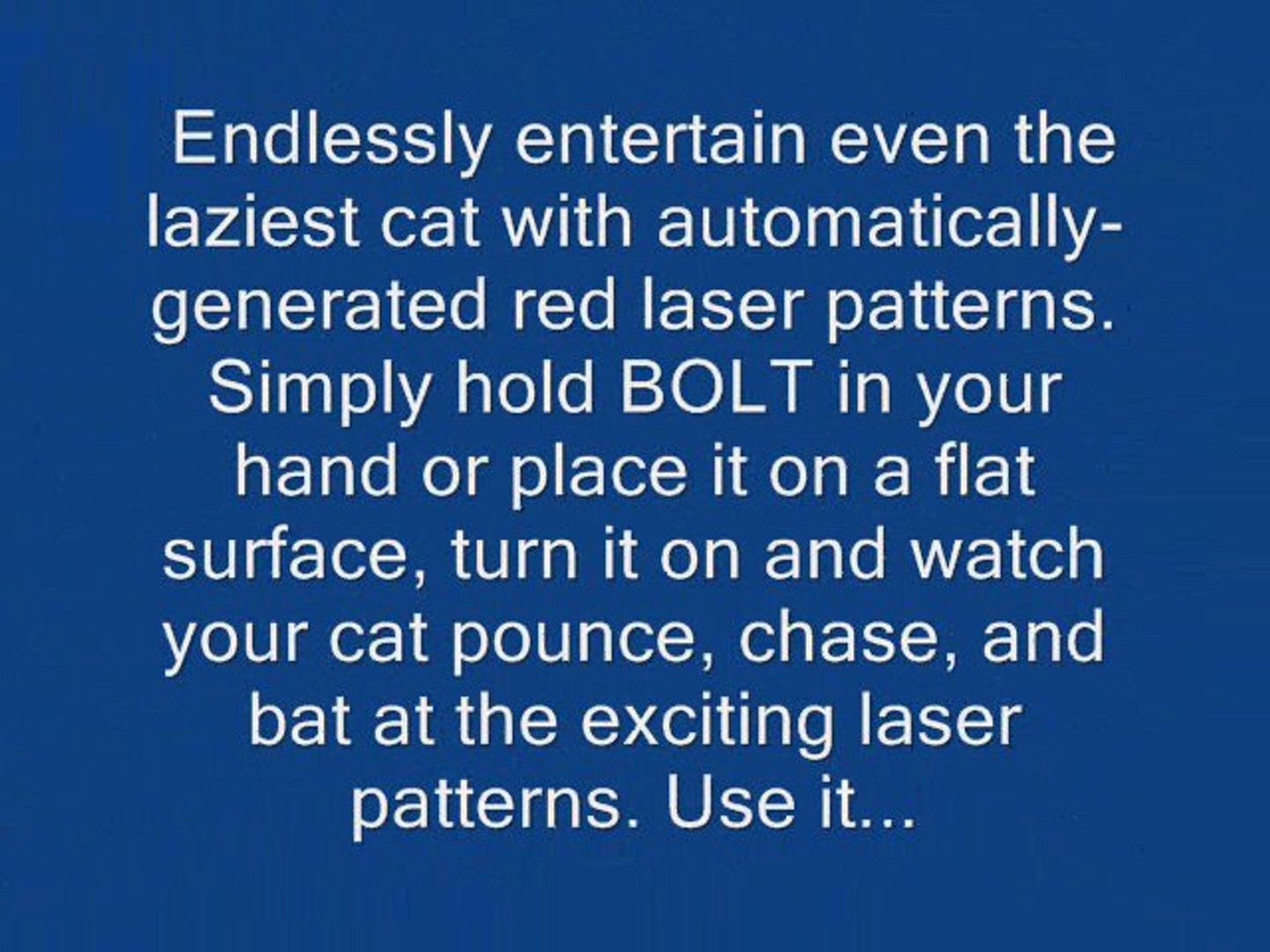 ⁣FroliCat BOLT Interactive Laser Pet Toy