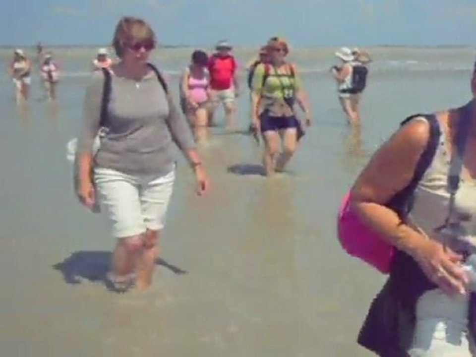 SEMAINE FEDERALE 2011 (FLERS) : LA TRAVERSEE DE LA BAIE DE ST-MICHEL