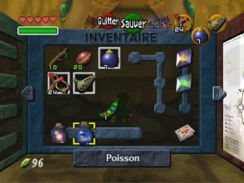 Zelda : Ocarina of Time - [Soluce - 034. Fontaine Zora]