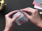 Learn to make a Lotus with 4 petals - Origami in Hindi